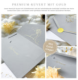 The best congratulations on the wedding Wedding card GRAY