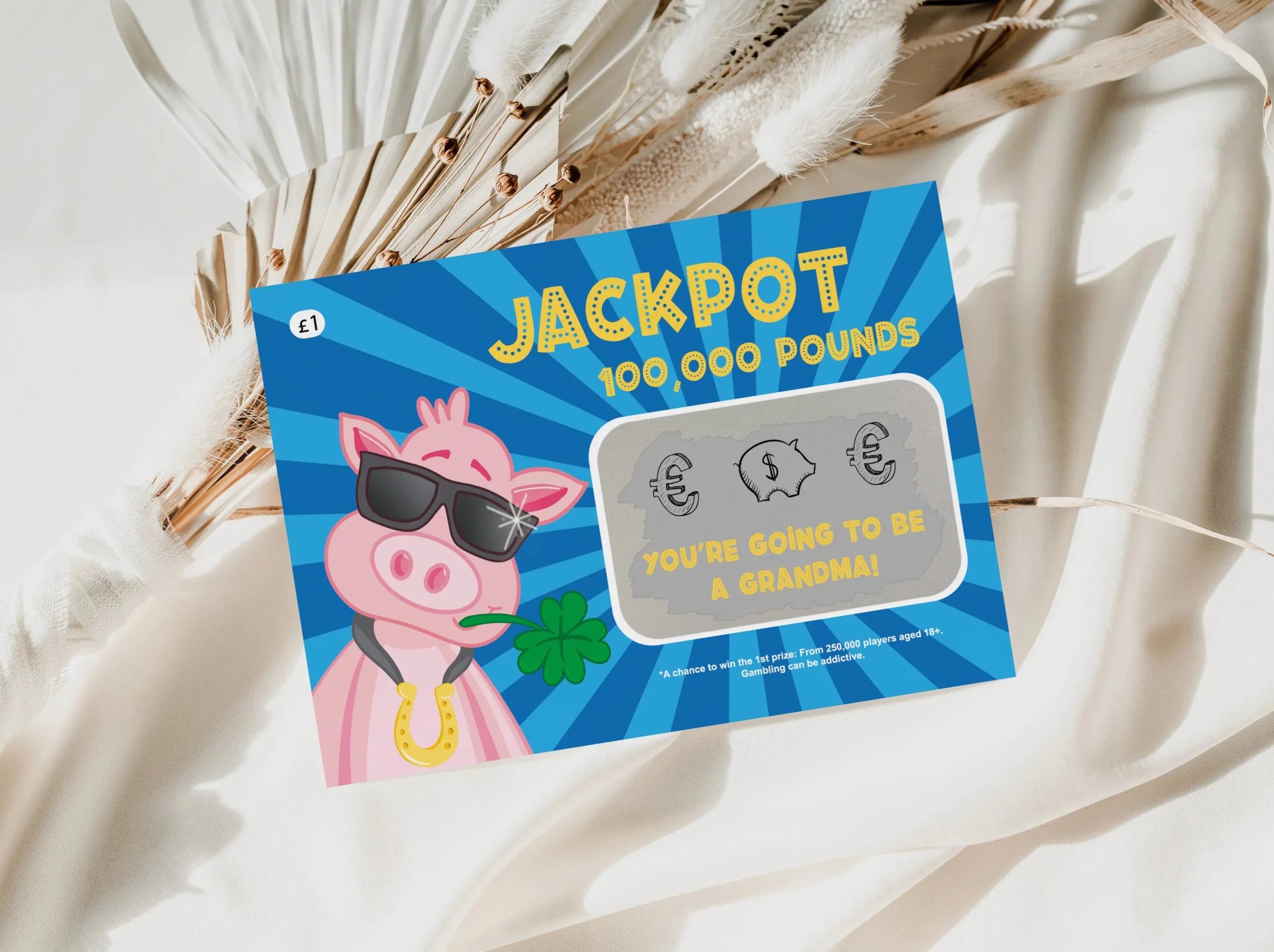 You're going to be a grandma - Lottery scratch card