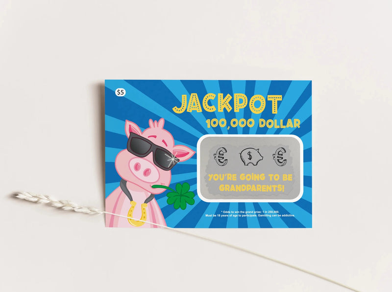 You're going to be grandparents - Lottery scratch card