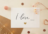 I love you card - JoliCoon