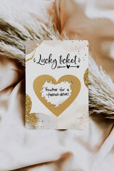 Personalized Scratch card Golden Glamour