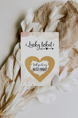 Will you be my best man scratch card Golden Glamor