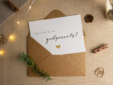 Will you be my godparents card - JoliCoon